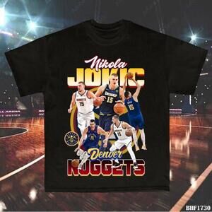 Nikola Jokic Graphic Tee Denver Nuggets T-Shirt Custom Made Nba Joker Mvp